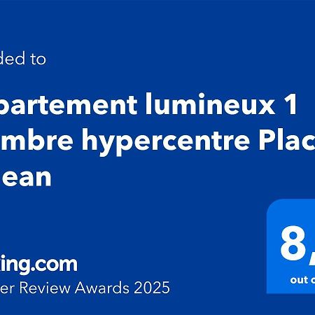 Appartement Lumineux 1 Chambre Hypercentre Place St Jean Valence  Exterior foto